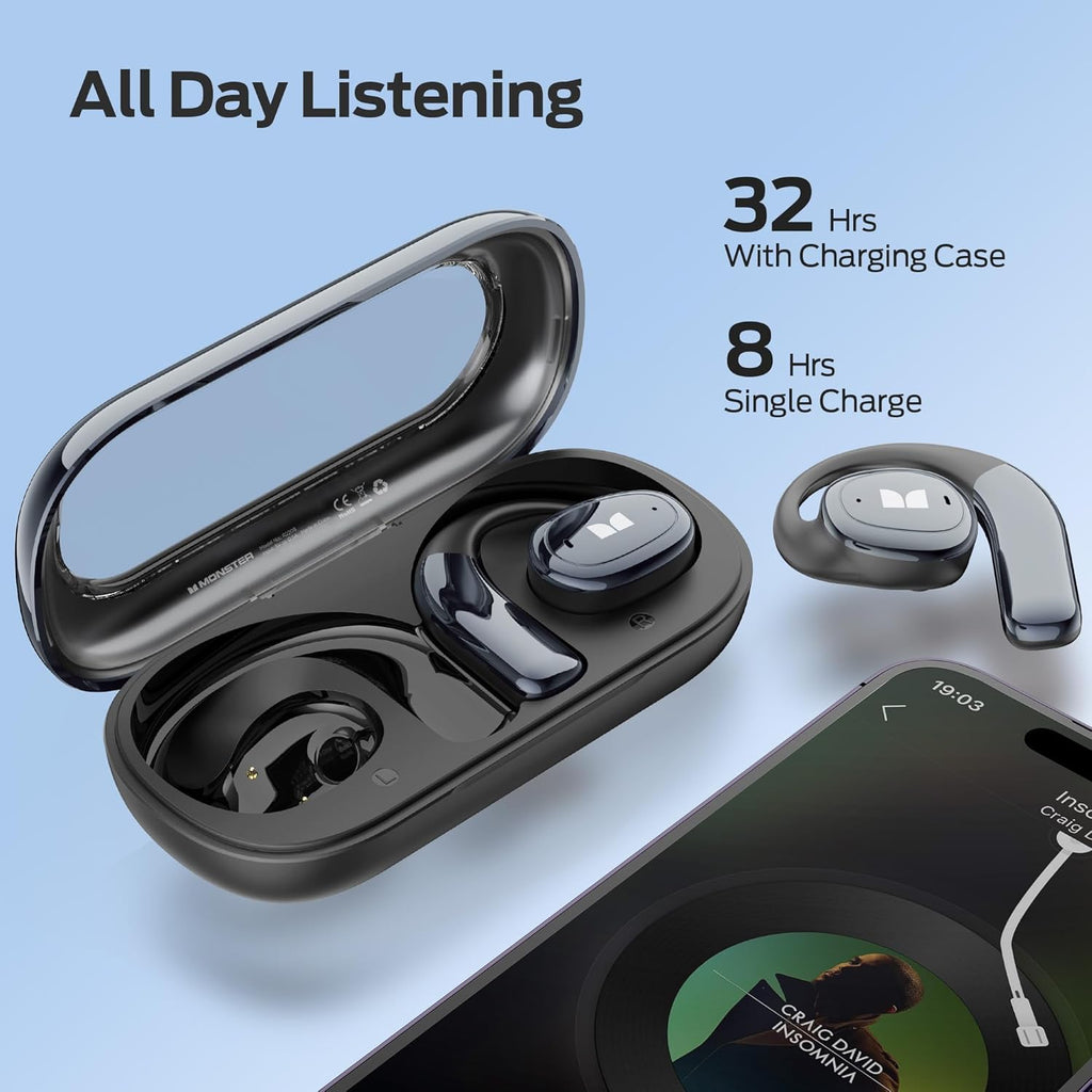 Monster Open Ear AC311 Wireless Earbuds - mct - audio