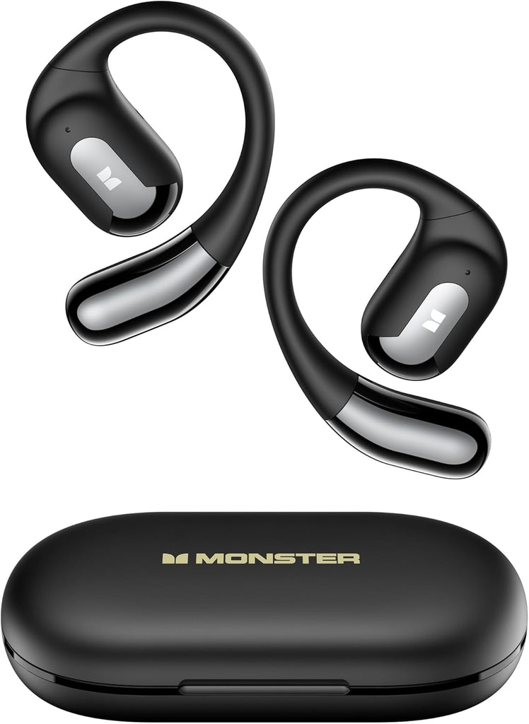Monster Open Ear AC317 Wireless Earbuds with Stereo Sound (BLACK) - E5 ...