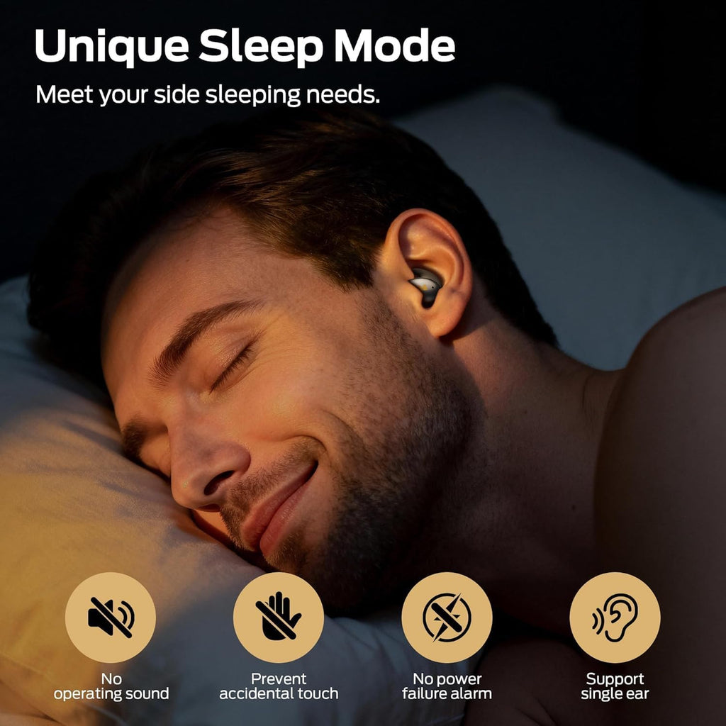 Monster Sleep Ear100 Sleep Wireless Earbuds Design for Side Sleeper ...